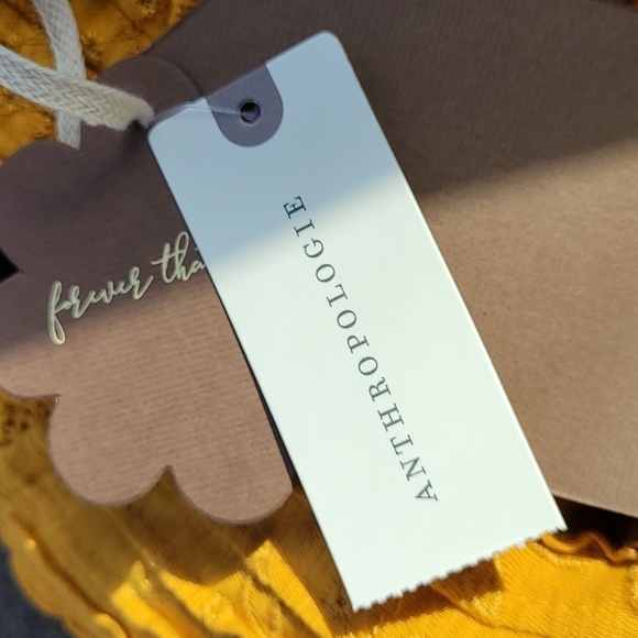 Anthropologie Forever That Girl Gold Orange Lace Embroidered Blouse Size XS - Picture 11 of 12